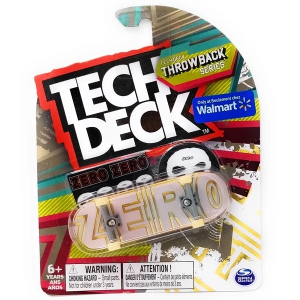 Tech Deck Fingerboard Skateboard Throwback Series Ultra Rare Zero 96mm